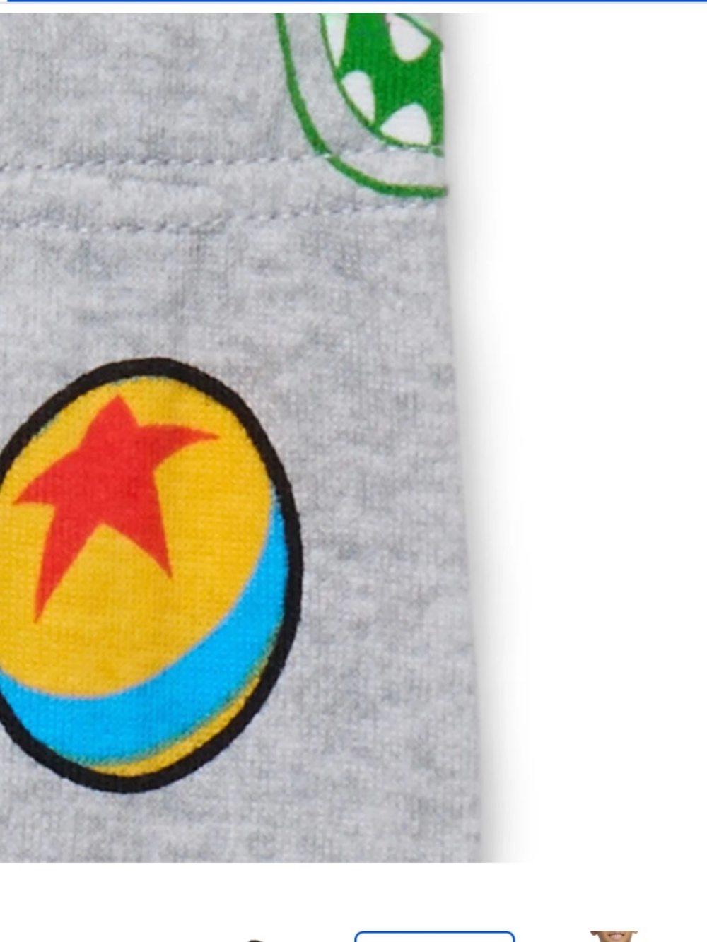 Toy Story Toddler Unisex Gray 2 PC LS Pajama Set Size 5T NWT - Picture 6 of 11